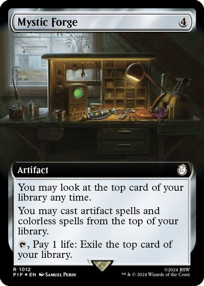 Mystic Forge (Extended Art) (Surge Foil) card art