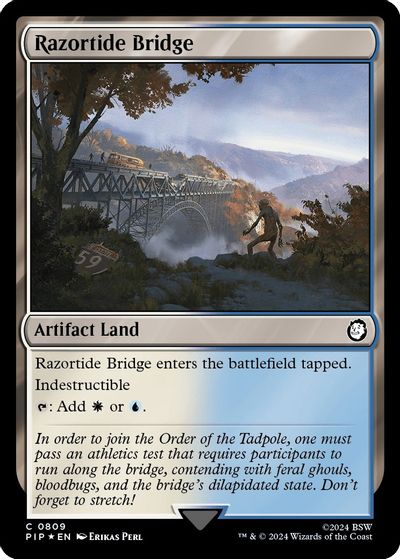 Razortide Bridge (Surge Foil) card art
