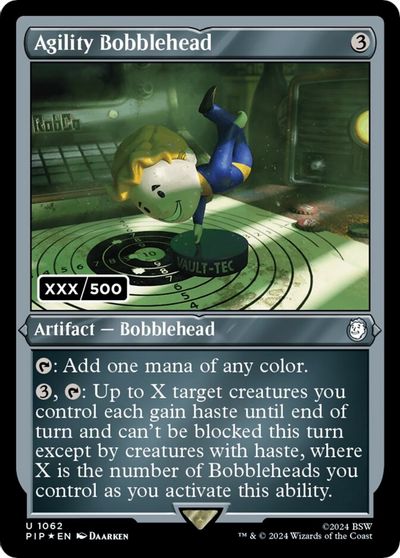 Agility Bobblehead (Serial Numbered) card art
