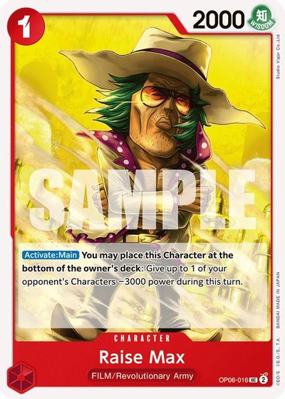 Raise Max card art