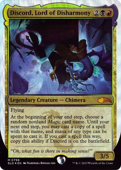 Discord, Lord of Disharmony card art
