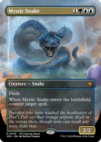 Mystic Snake (Borderless) card art