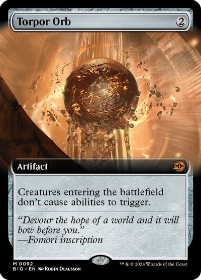 Torpor Orb (Extended Art) card art