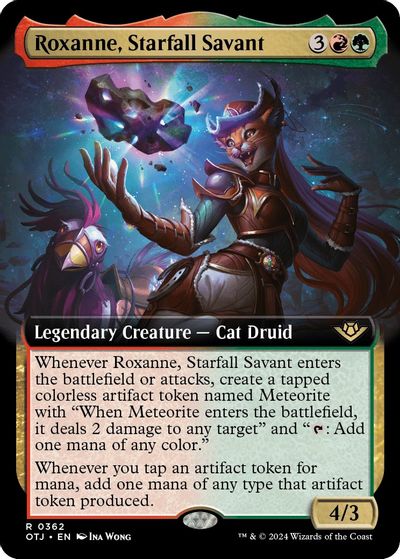 Roxanne, Starfall Savant (Extended Art) card art