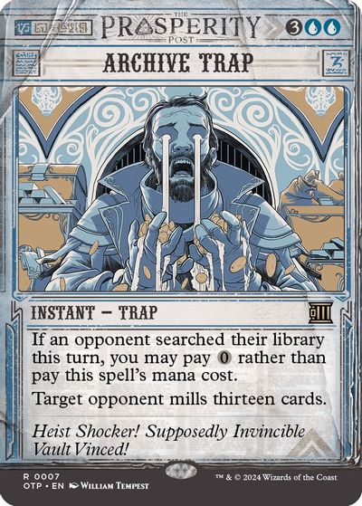 Archive Trap card art