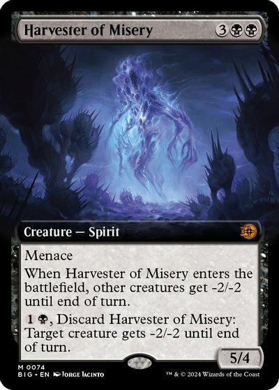 Harvester of Misery (Extended Art) card art