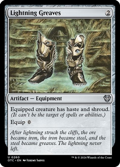 Lightning Greaves card art