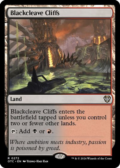 Blackcleave Cliffs card art