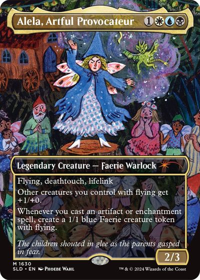 Alela, Artful Provocateur (1630) card art