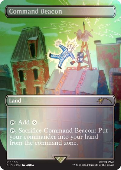 Command Beacon (Rainbow Foil) card art