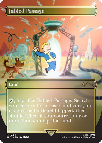 Fabled Passage (1534) (Rainbow Foil) card art