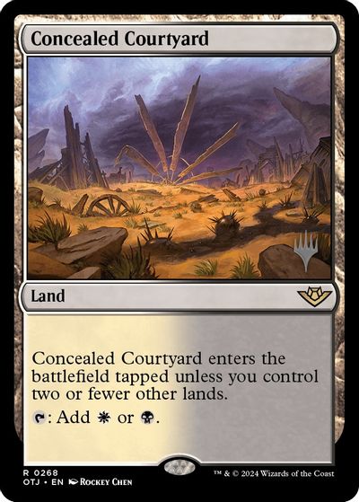 Concealed Courtyard card art