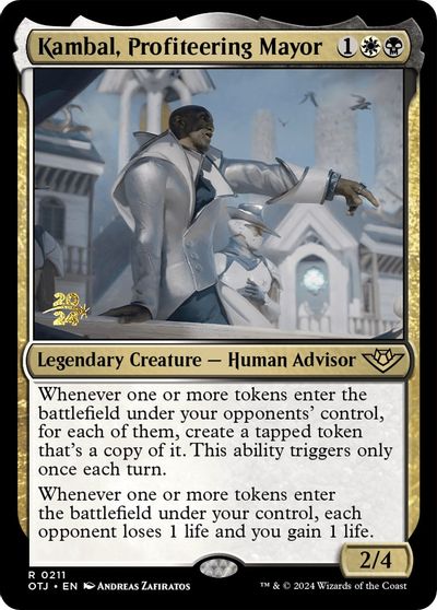 Kambal, Profiteering Mayor card art