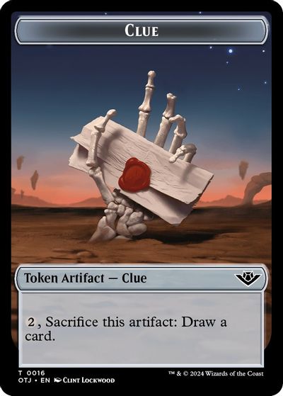 Clue Token card art