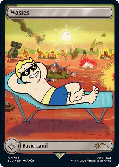 Wastes (795) - Full Art (Rainbow Foil) card art