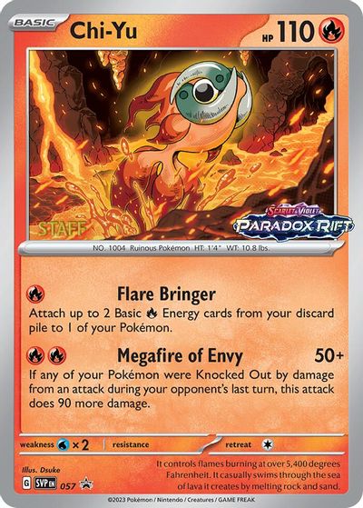 Chi-Yu - 057 (Prerelease) [Staff] card art