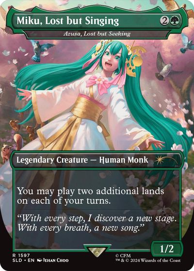 Miku, Lost but Singing - Azusa, Lost but Seeking card art