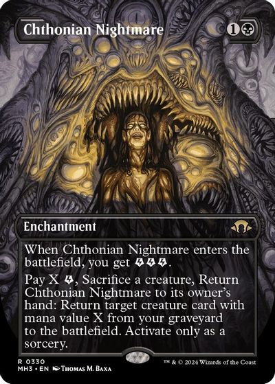 Chthonian Nightmare (Borderless) card art