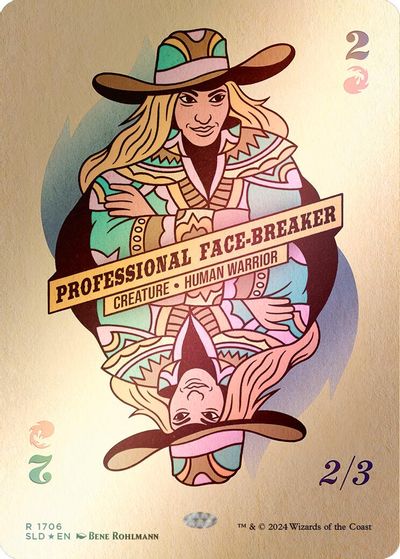 Professional Face-Breaker (Rainbow Foil) card art