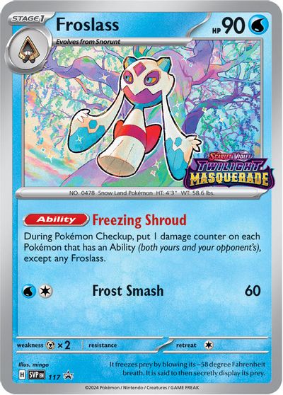 Froslass - 117 card art