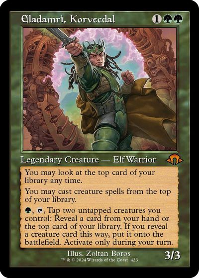 Eladamri, Korvecdal (Retro Frame) card art