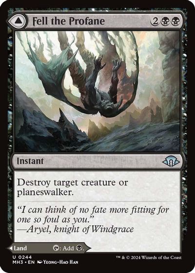 Fell the Profane card art