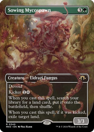 Sowing Mycospawn (Borderless) card art