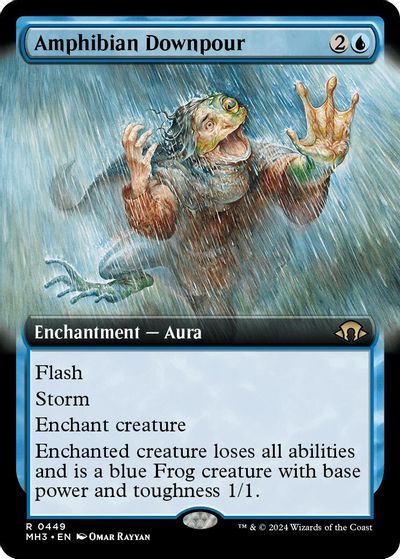 Amphibian Downpour (Extended Art) card art