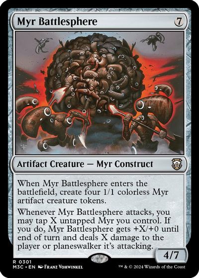 Myr Battlesphere card art