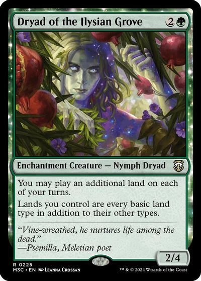 Dryad of the Ilysian Grove card art