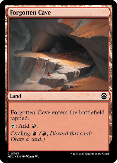 Forgotten Cave card art