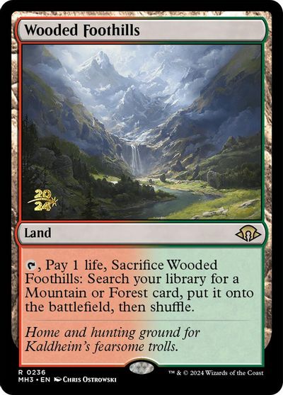 Wooded Foothills card art