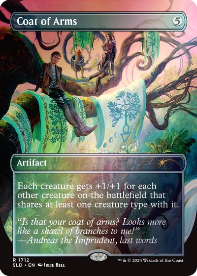 Coat of Arms (Rainbow Foil) card art
