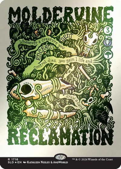 Moldervine Reclamation (Rainbow Foil) card art