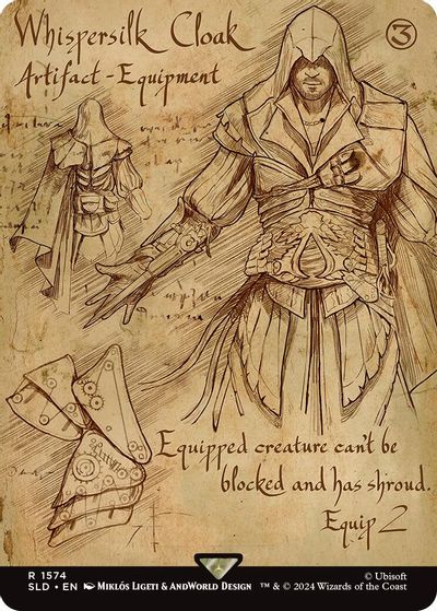 Whispersilk Cloak (1574) card art