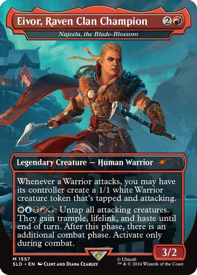Eivor, Raven Clan Champion - Najeela, the Blade-Blossom card art