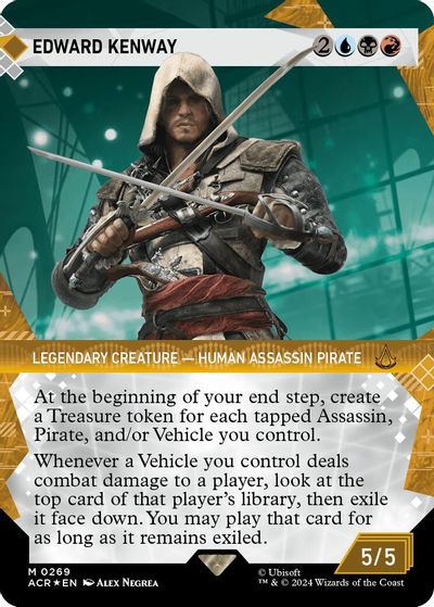 Edward Kenway (Showcase) (Textured Foil) card art