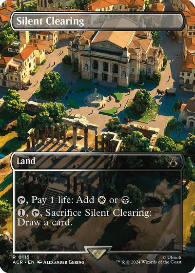 Silent Clearing (Borderless) card art