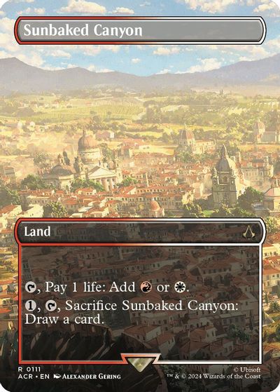 Sunbaked Canyon (Borderless) card art
