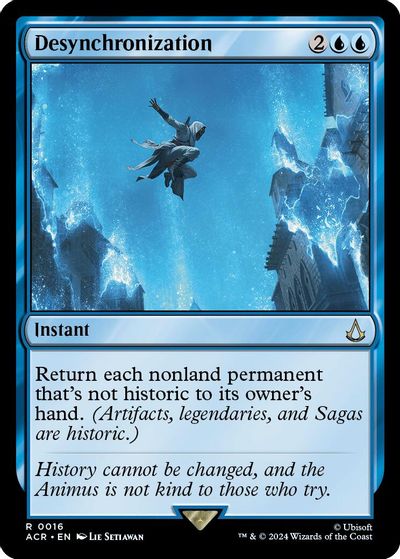 Desynchronization card art