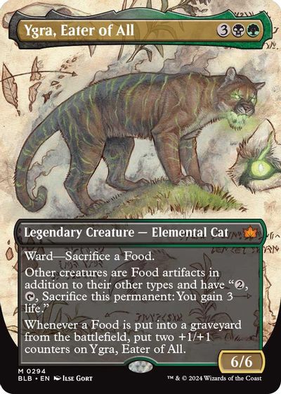 Ygra, Eater of All (Borderless) card art