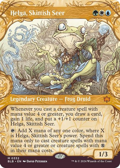 Helga, Skittish Seer (Showcase) card art