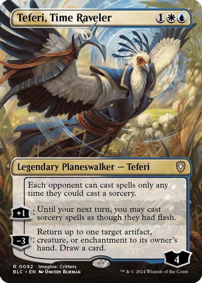 Teferi, Time Raveler (Borderless) card art