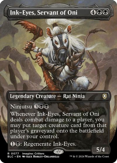 Ink-Eyes, Servant of Oni (Borderless) card art