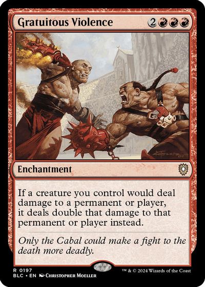 Gratuitous Violence card art