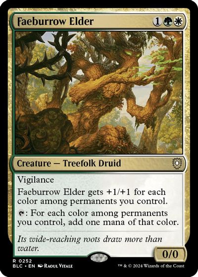Faeburrow Elder card art