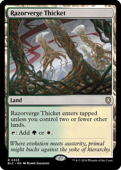 Razorverge Thicket card art