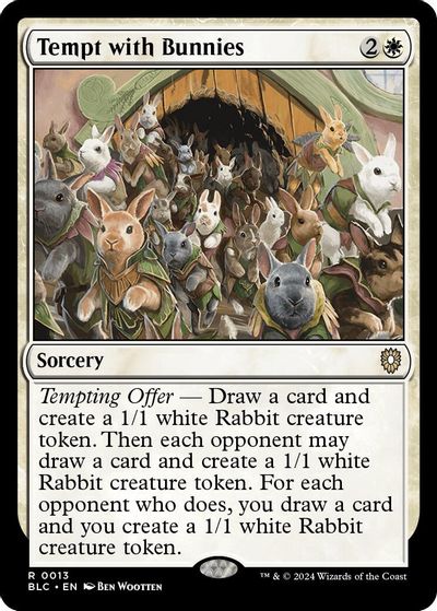 Tempt with Bunnies card art