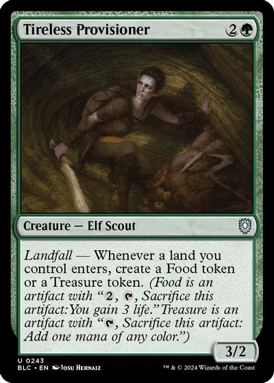 Tireless Provisioner card art