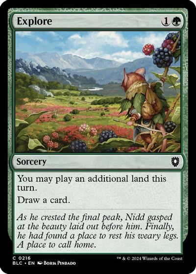 Explore card art